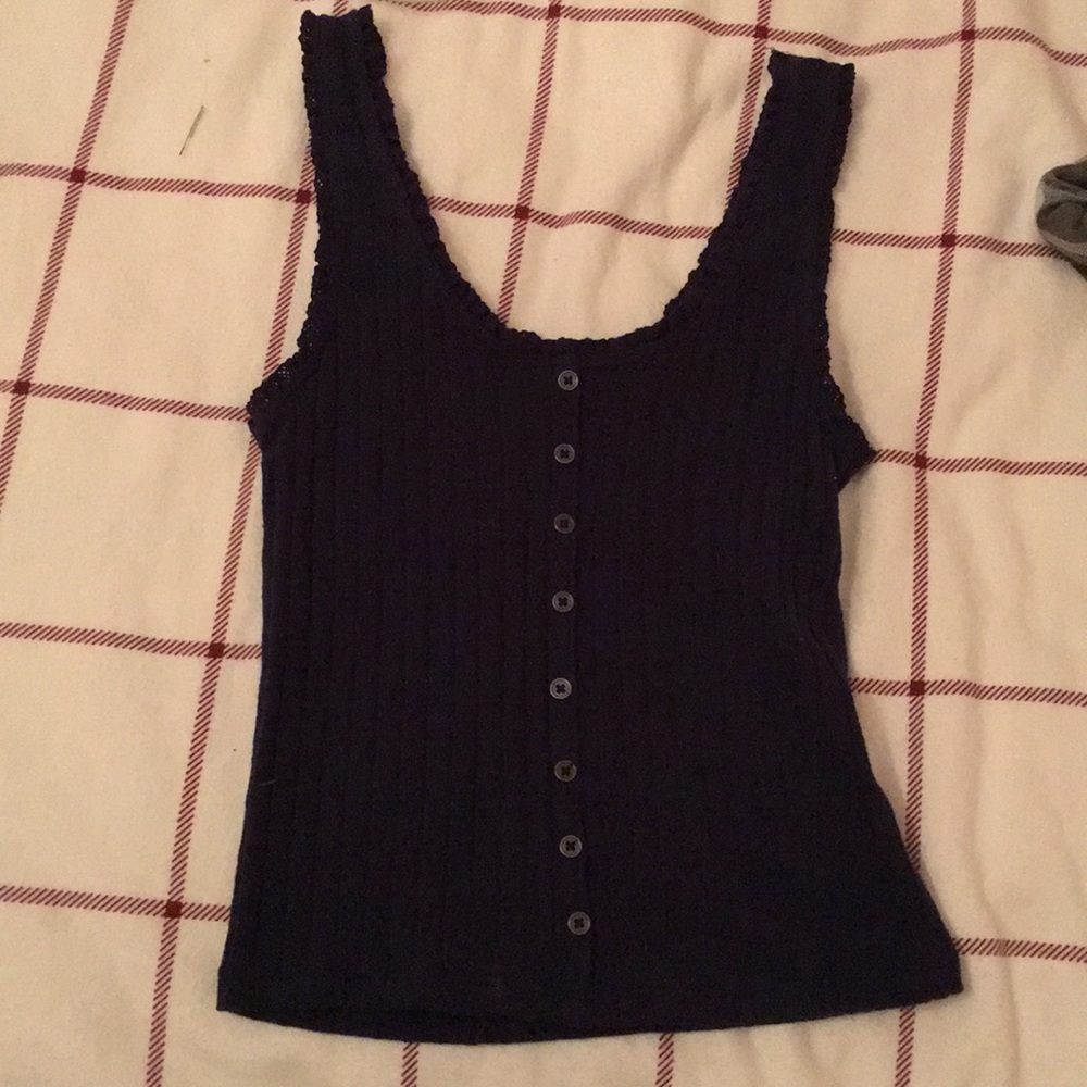 never worn navy blue tank top